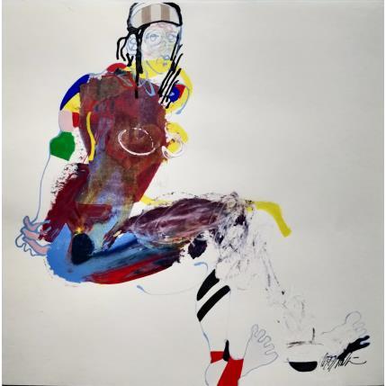 Gemälde 4724 von Cressanne | Gemälde Art brut Acryl Akt