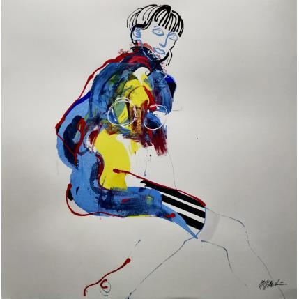 Gemälde 5140 von Cressanne | Gemälde Art brut Acryl Akt