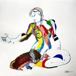 Peinture 5111 par Cressanne | Tableau  Acrylique