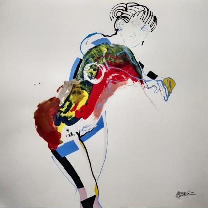 Gemälde 5058 von Cressanne | Gemälde Art brut Acryl Akt