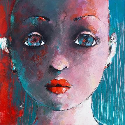 Peinture PM.22 par Abiy | Tableau Figuratif Huile Portraits