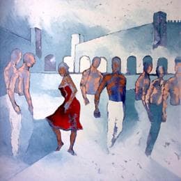 Pintura Carmen por Malfreyt Corinne | Pintura Figurative Oil Life style