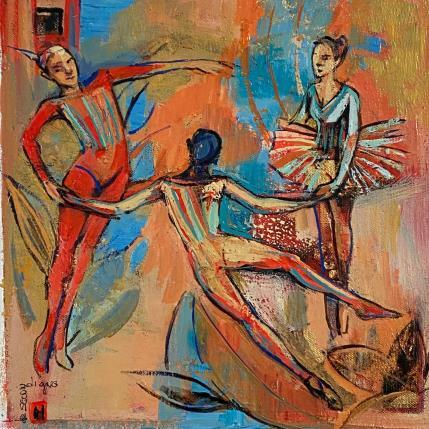 Peinture En pleine musique par Machi | Tableau Figuratif Acrylique, Encre, Huile Icones Pop