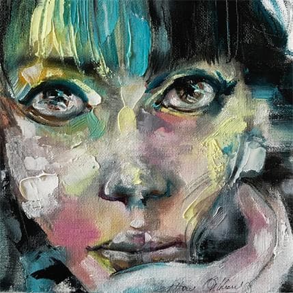 Painting Dark 2 by Abbondanzia Monica | Painting Figurative Acrylic Portrait