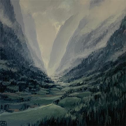 Peinture Deep valley breath par Requena Elena | Tableau Figuratif Huile Icones Pop