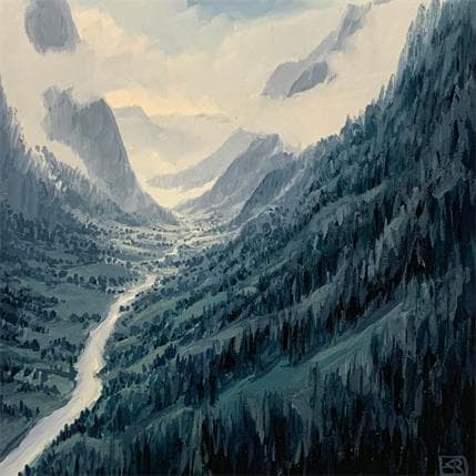 Peinture High quiet river par Requena Elena | Tableau Figuratif Huile Icones Pop, Portraits