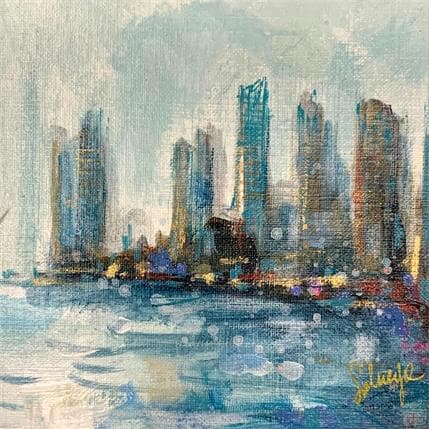 Peinture Urban stories 12 par Solveiga | Tableau Figuratif Acrylique, Huile Urbain