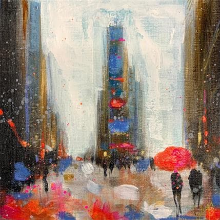 Peinture Urban stories 8 par Solveiga | Tableau Impressionnisme Acrylique Urbain
