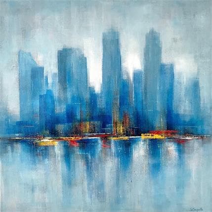 Peinture I feel my heart beating par Coupette Steffi | Tableau  Acrylique