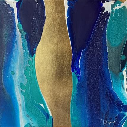 Pintura Profondeurs Marines n°40 por Depaire Silvia | Pintura Abstract Acrylic Minimalist