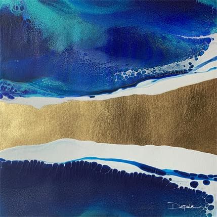 Peinture Profondeurs Marines n°44 par Depaire Silvia | Tableau Abstrait Acrylique Minimaliste