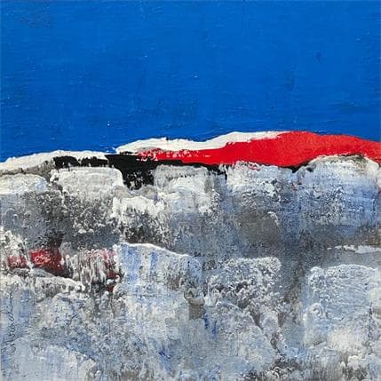 Painting V332 by Moracchini Laurence | Painting Abstract Acrylic Minimalist