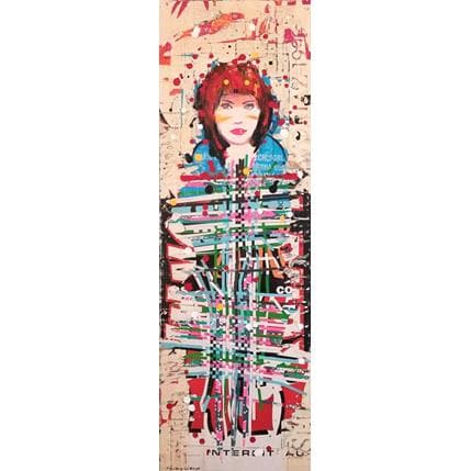 Peinture Champagne par Vieux Thierry | Tableau Pop-art Acrylique Portraits