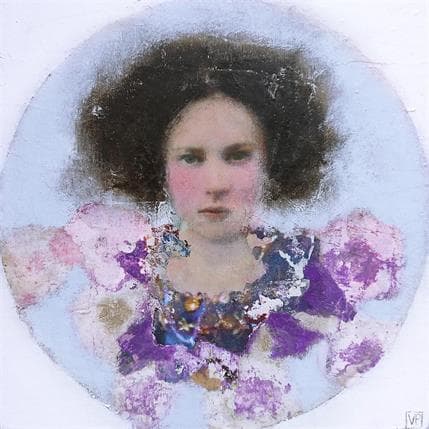 Peinture Violette par Anton | Tableau Figuratif Acrylique Portraits