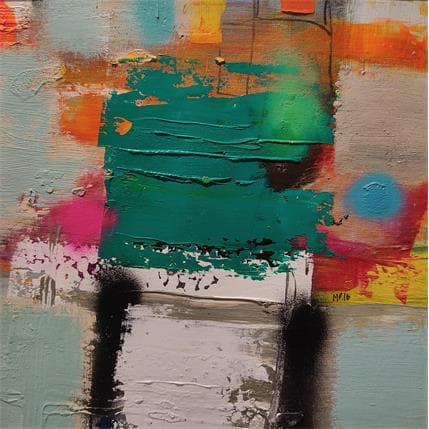 Peinture Tropical par Pedersen Morten | Tableau Abstrait Acrylique Minimaliste