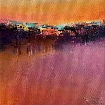 Peinture Sweet piccolo S-2-1004 par Mercier Maryline | Tableau Abstrait Huile minimaliste