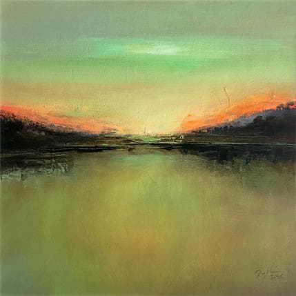 Peinture Brainstorming S-2-3001 par Mercier Maryline | Tableau Abstrait Huile minimaliste