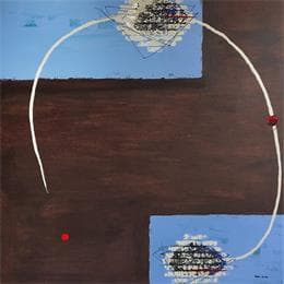 Peinture Sans titre par Wilms Hilde | Tableau Abstrait Acrylique minimaliste