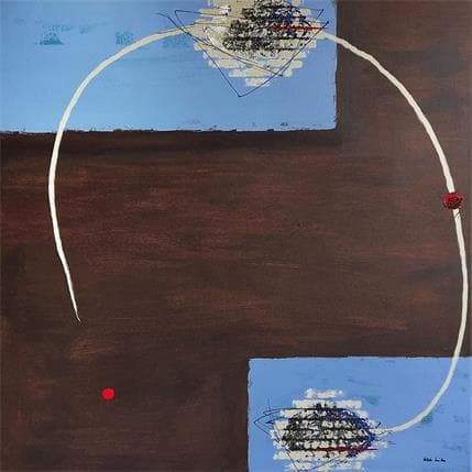 Peinture Sans titre par Wilms Hilde | Tableau Abstrait Acrylique minimaliste