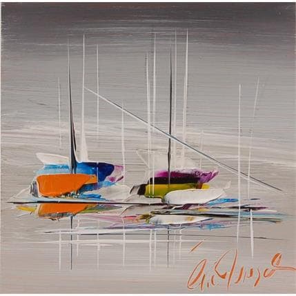 Peinture LE VOYAGE FANTASTIQUE par Munsch Eric | Tableau Figuratif Acrylique Marine