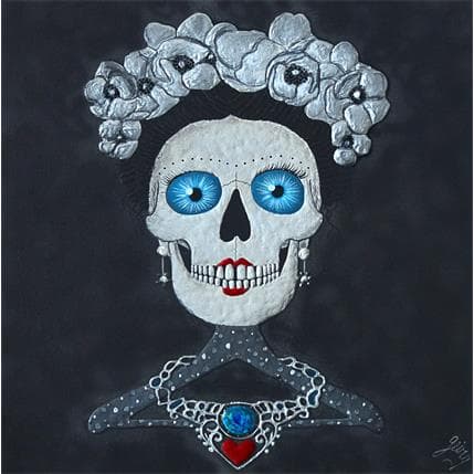 Peinture BLACK AND WHITE par Geiry | Tableau Matiérisme