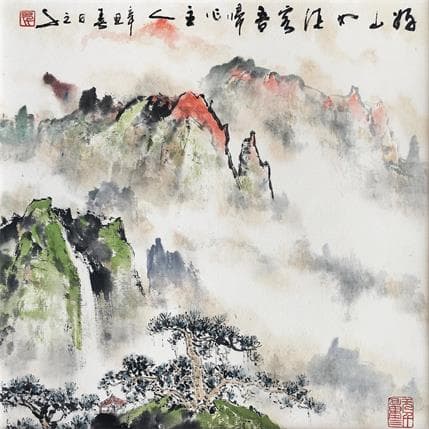 Peinture Good mountains par Sanqian | Tableau Figuratif Paysages