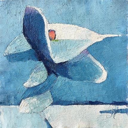 Peinture Loïe, l'hiver par Malfreyt Corinne | Tableau Figuratif Huile scènes de vie