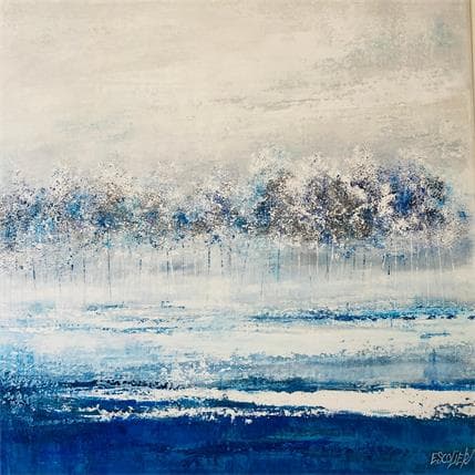 Painting Sérénité près des arbres by Escolier Odile | Painting