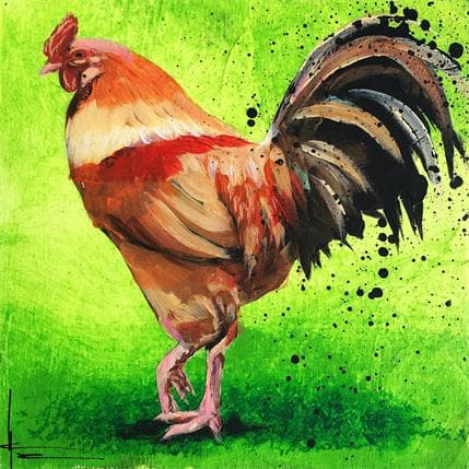 Peinture Made in France par Locoge Alice | Tableau Figuratif Acrylique animaux