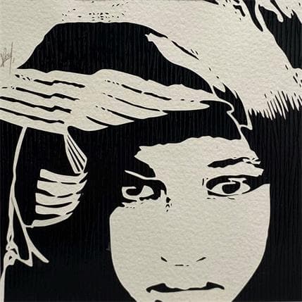 Peinture Woodabe girl par Louafi Valentine | Tableau Figuratif Portraits