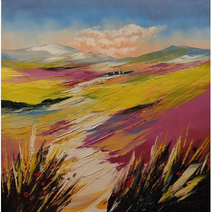 Peinture Chemin des gorges du Verdon par Fonteyne David | Tableau Figuratif Acrylique, Huile Paysages