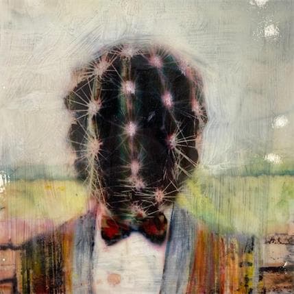 Peinture Pensar y pinchar par Bofill Laura | Tableau Figuratif Acrylique Portraits