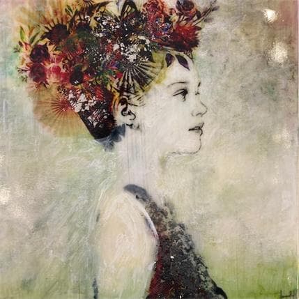 Peinture Mujer en plata II par Bofill Laura | Tableau Figuratif Acrylique Portraits