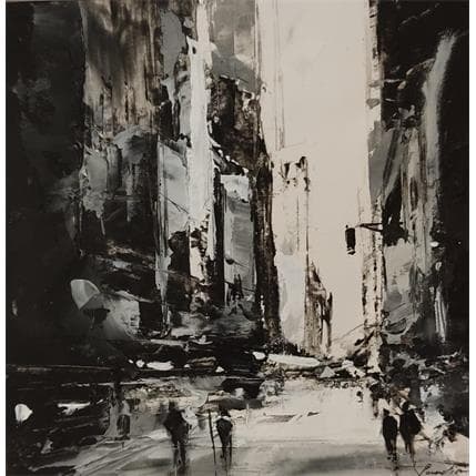 Peinture Agitation par Poumelin Richard | Tableau Figuratif Acrylique, Huile Urbain