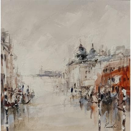 Gemälde Cité des Doges von Poumelin Richard | Gemälde Figurativ Öl Pop-Ikonen