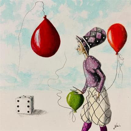 Peinture Magic moment par Nai | Tableau Surréalisme Acrylique