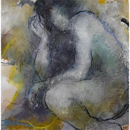 Peinture Au pied du volcan par Kerbastard Béatrice | Tableau Figuratif Acrylique Nu